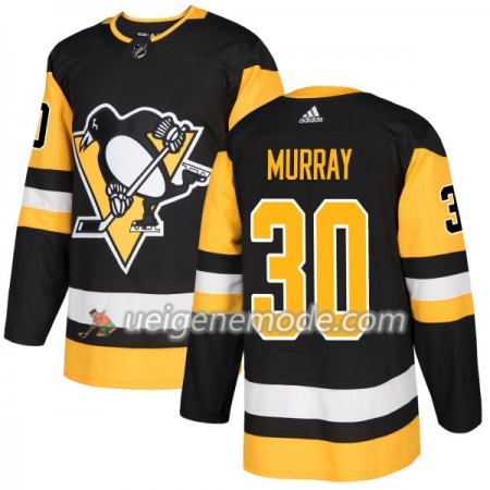 Herren Eishockey Pittsburgh Penguins Trikot Matt Murray 30 Adidas 2017-2018 Schwarz Authentic